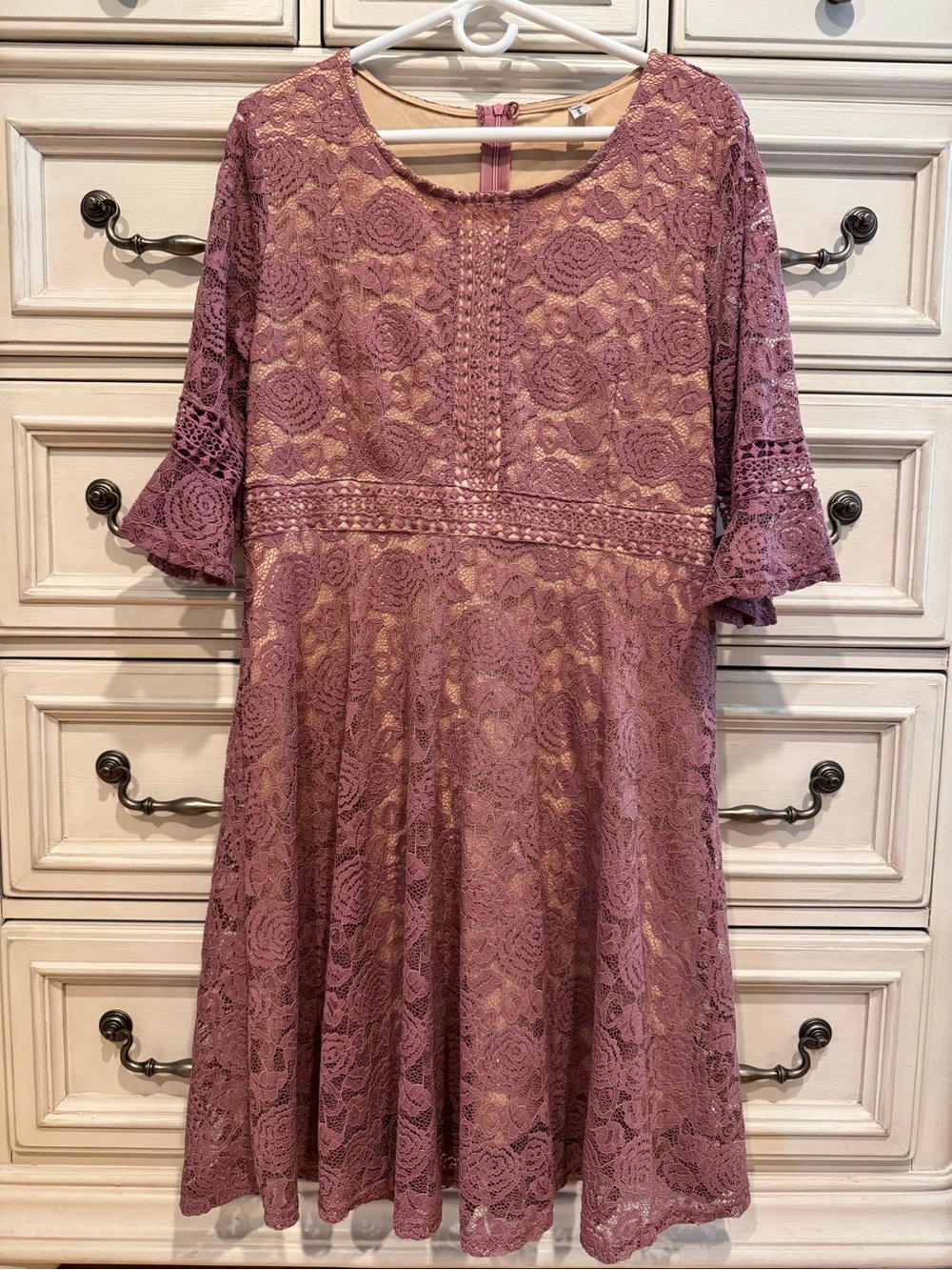Mauve Lace Dress